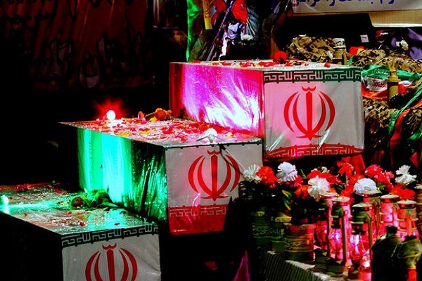 فیلم/ وداع با پیکر شهید گمنام در یادواره شهدای حسین آباد