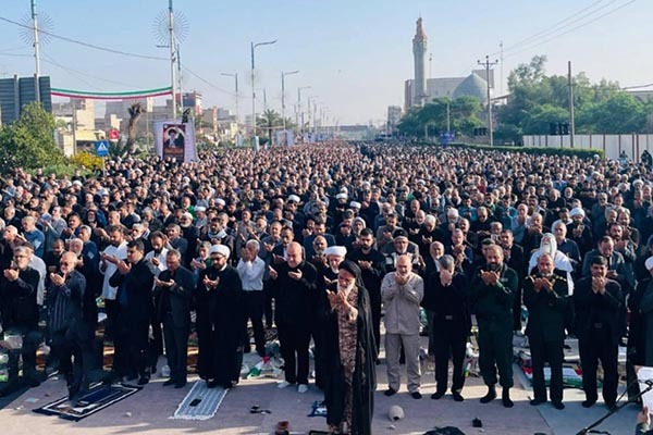 اقامه نماز بندگی در اهواز