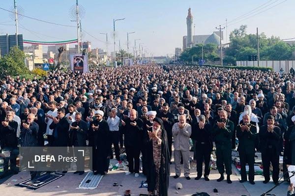 اقامه نماز بندگی در اهواز