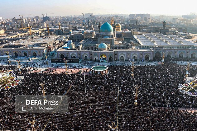 نماز عید سعید فطر در حرم مطهر رضوی