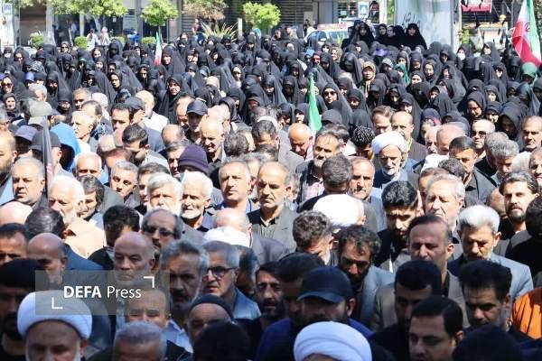 تشییع پیکر سرباز شهید «زمانی آریمی» در ساری+ تصاویر