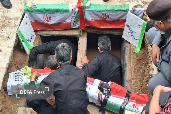 پیکرهای شش شهید یگان پهپادی ارتش در شهرهای مختلف استان کرمان تشییع و تدفین شد+تصاویر