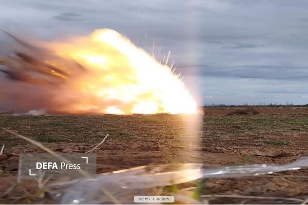 انهدام پهپاد انتحاری لوکاس توسط پدافند سپاه در بوئینزهرا انهدام پهپاد انتحاری لوکاس توسط پدافند سپاه در بوئینزهرا