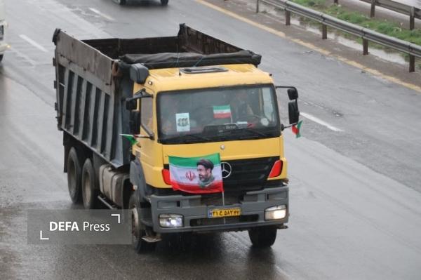 بیعت کامیونداران خراسانی با رهبر معظم انقلاب اسلامی+ تصاویر