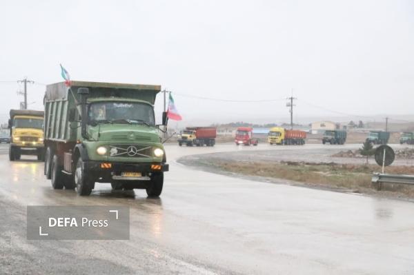 بیعت کامیونداران خراسانی با رهبر معظم انقلاب اسلامی+ تصاویر
