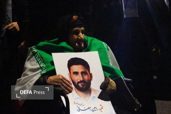 وداع مردم ساری با پیکر مطهر شهید «رضایی»