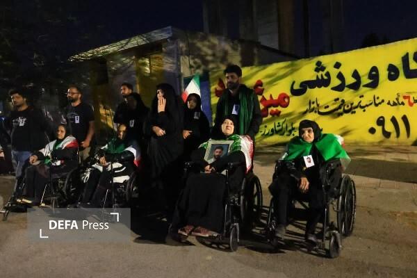 وداع مردم ساری با پیکر مطهر شهید «رضایی»