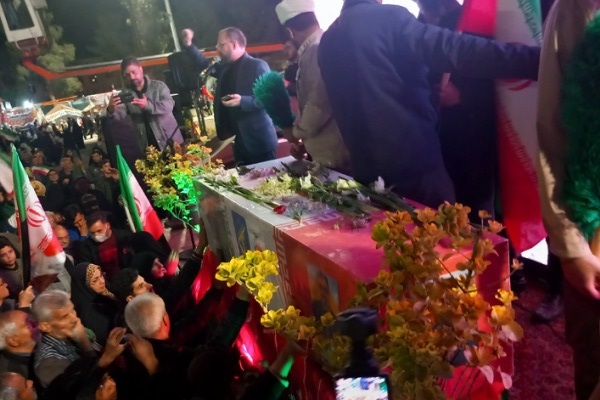 وداع باشکوه با شهید «رضا اورادی»+ تصاویر و فیلم