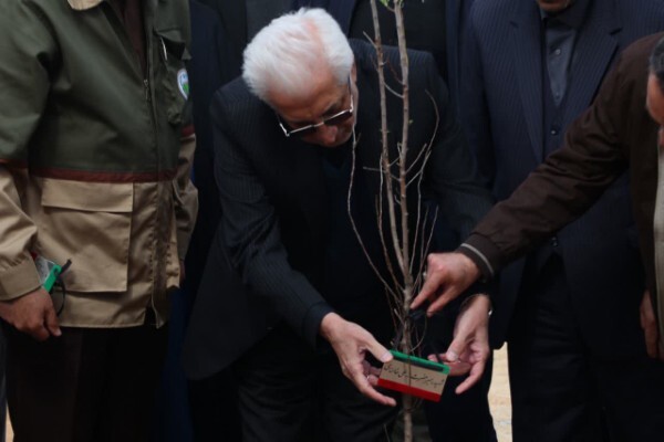 غرس نهال با عزمی ملی به یاد شهدای جنگ تحمیلی و قهرمانان این سرزمین