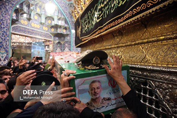 مراسم وداع با پیکر سپهبد شهید سید عبدالرحیم موسوی