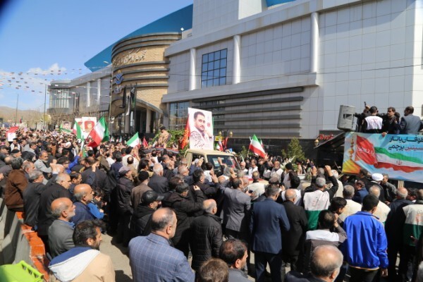 تصاویر/ تشییع پیکر شهدای جنگ رمضان در زنجان