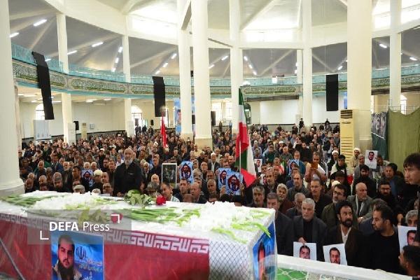 مراسم تشییع شهید هاشم سینا در گچساران+ تصاویر