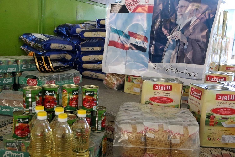 محموله کمک‌های معیشتی خیران عراق به شیراز رسید