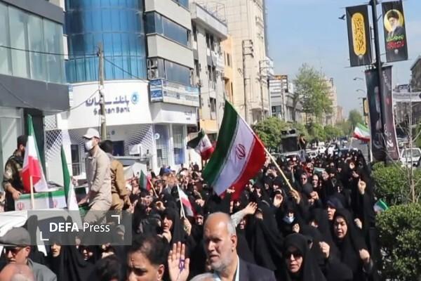 تشییع پیکر مطهر شهید «طاهری» در بابل