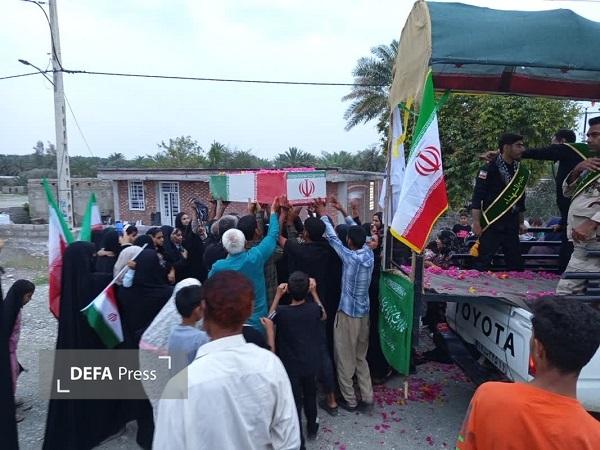 وداع با پیکر مطهر شهید «احمدرضا سلیمانی ساردو» در روستاهای بخش اسماعیلی+تصاویر وداع با پیکر مطهر شهید «احمدرضا سلیمانی ساردو» در روستاهای بخش اسماعیلی+تصاویر