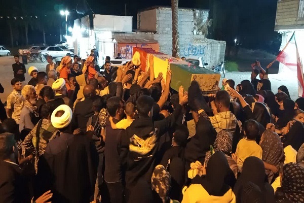 وداع با پیکر مطهر شهید «احمدرضا سلیمانی ساردو» در روستاهای بخش اسماعیلی+تصاویر