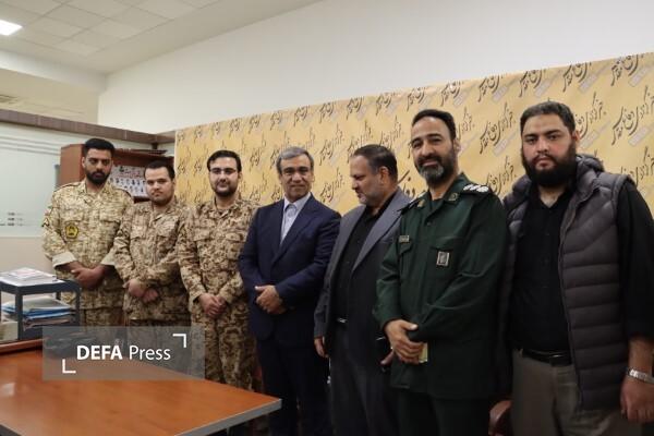 حضور استاندار خراسان رضوی در دفتر خبرگزاری دفاع مقدس استان+ تصاویر حضور استاندار خراسان رضوی در دفتر خبرگزاری دفاع مقدس استان+ تصاویر