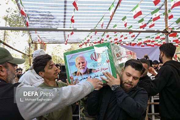 تشییع و تدفین سردار شهید محمدعلی فتحعلی زاده