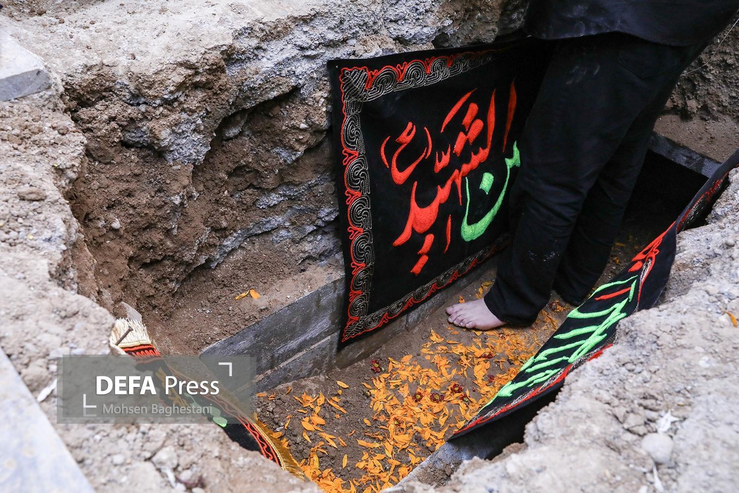 تشییع و تدفین سردار شهید محمدعلی فتحعلی زاده