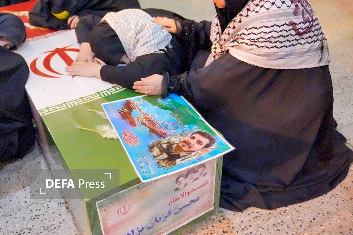 سی‌امین روز تشییع و خاکسپاری شهدای جنگ تحمیلی سوم در گلزار شهدای بهشت زهرای تهران