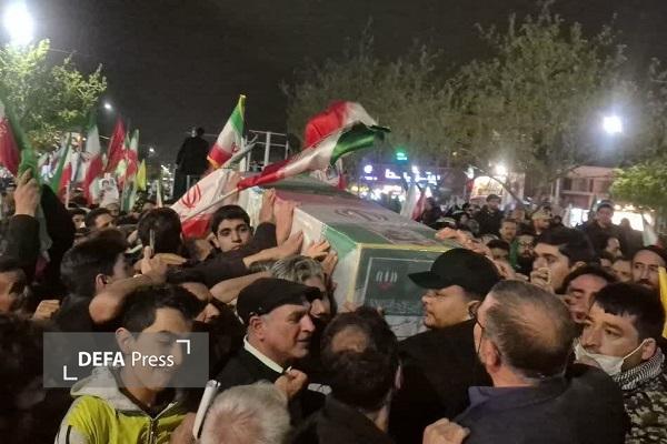 تشییع پیکر مطهر شهید «علیرضا امیر» در مشهد+ فیلم تشییع پیکر مطهر شهید «علیرضا امیر» در مشهد+ فیلم