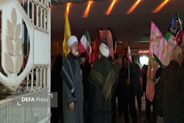 خدمت‌رسانی موکب قرارگاه سیدالشهدا در جوار شهید گمنام باغستان قزوین