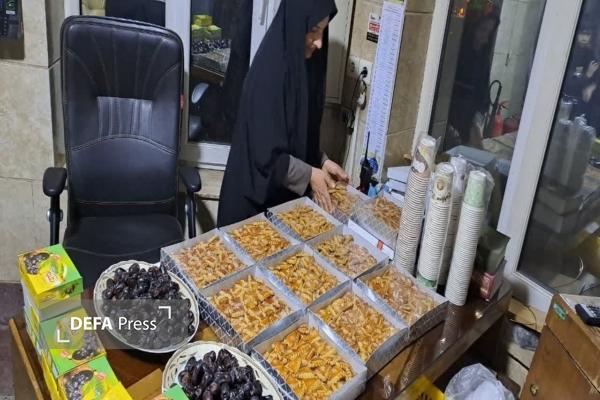 خدمت‌رسانی موکب قرارگاه سیدالشهدا در جوار شهید گمنام باغستان قزوین