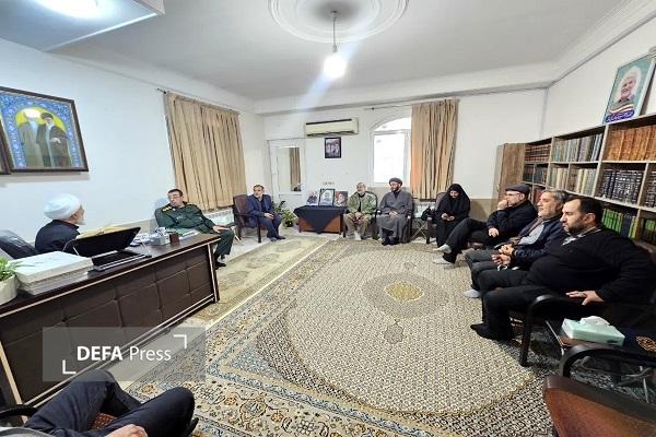 دیدار مدیرکل حفظ آثار و نشر ارزش‌های دفاع مقدس و مقاومت مازندران با پدر شهید «سلیمانی کوتنایی» + تصاویر