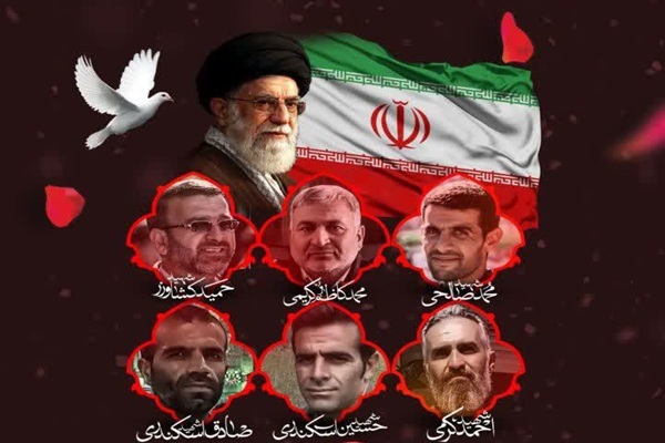 برگزاری مراسم تشییع پیکر ۶ شهید اقتدار در سپیدان