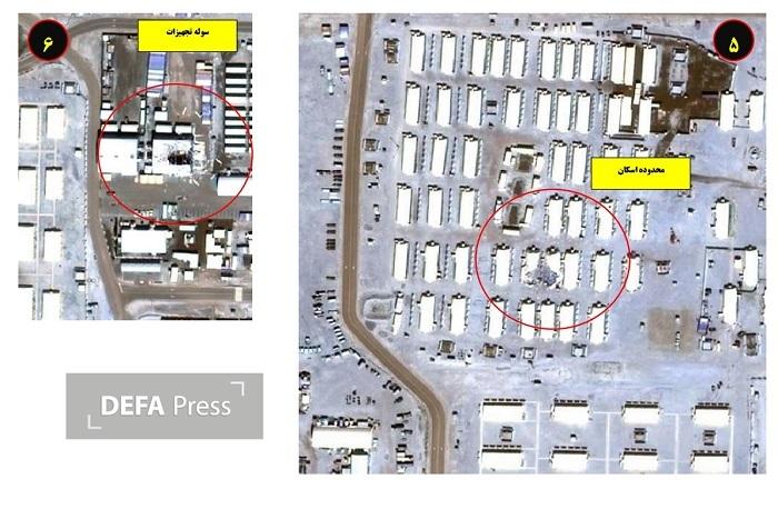 تصاویر ماهواره‌ای اصابت پهپاد‌های ارتش به پایگاه العدیری