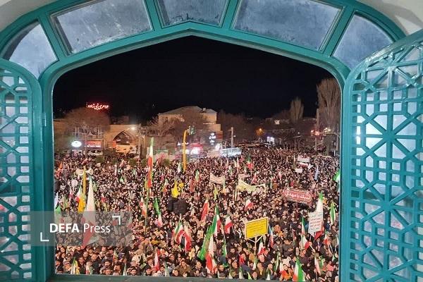 فیلم/ اجتماع باشکوه اردبیلی‌ها در موج سی‌و‌هفتم اجتماعات سراسری در کشور