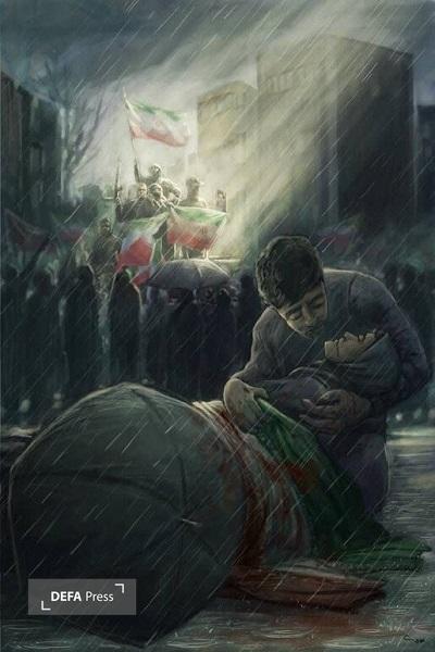 نقش جهادی هنرمندان مازندران در مقاومت اجتماعی/ وقتی کتیبه‌ها نشانه‌ همدلی و ایمان مردم شدند