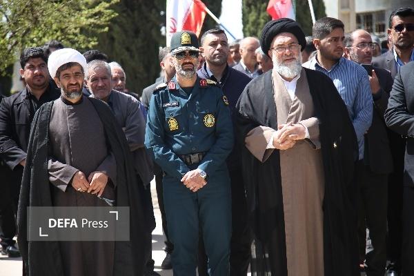 پیکر مطهر شهید «علی کیانی» در یاسوج آرام گرفت+ تصاویر