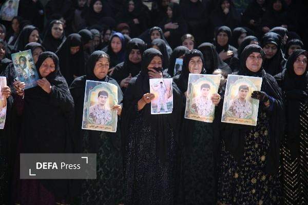 پیکر مطهر شهید «علی کیانی» در یاسوج آرام گرفت+ تصاویر