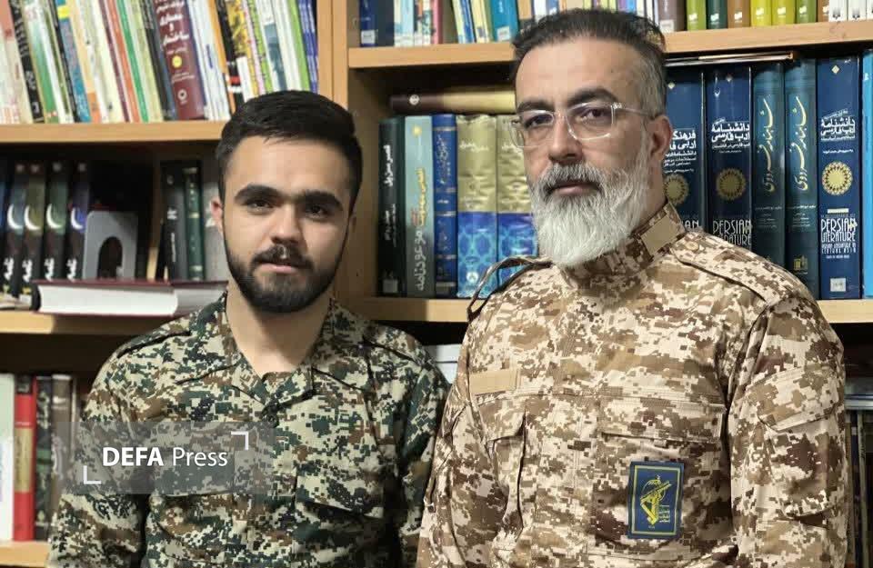 دیدار مسئولان بسیج با خانواده شهیدان والامقام حجت و علی پرنیان در تبریز