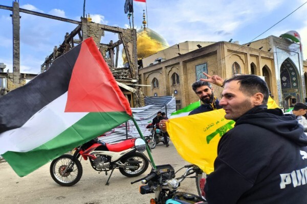 تصاویر/ رژه موتورسواران زنجانی در مکان‌های حمله‌‌های رژیم صهیونی