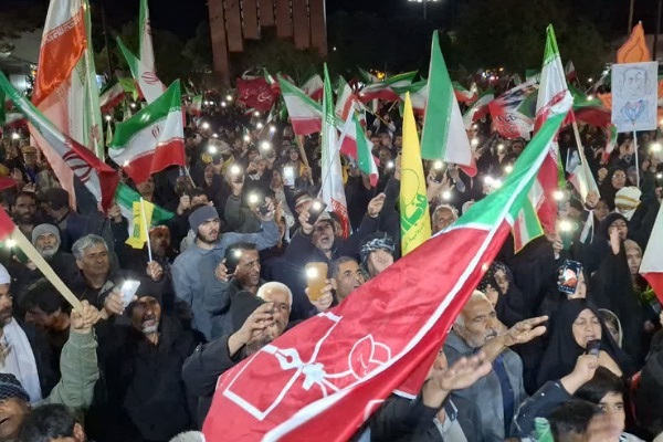 تصاویر/ سی‌هشتمین شب اجتماع مردم شهرستان قاین