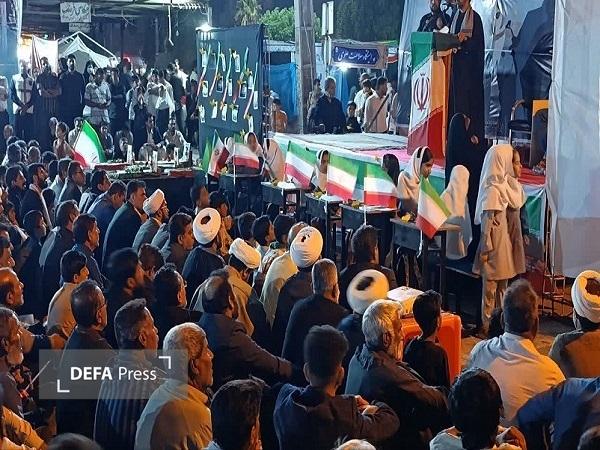 شکوه حضور مردم رودبار جنوب در ویژه‌برنامه اربعین رهبر شهید و شهدای مدرسه میناب+تصاویر