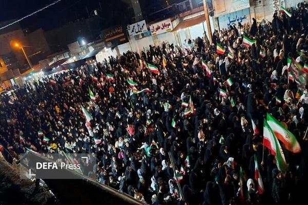 شکوه حضور مردم رودبار جنوب در ویژه‌برنامه اربعین رهبر شهید و شهدای مدرسه میناب+تصاویر