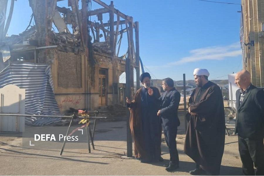 بازدید نماینده ولیفقیه در بنیاد شهید و امور ایثارگران از حسینیه اعظم زنجان بازدید نماینده ولیفقیه در بنیاد شهید و امور ایثارگران از حسینیه اعظم زنجان