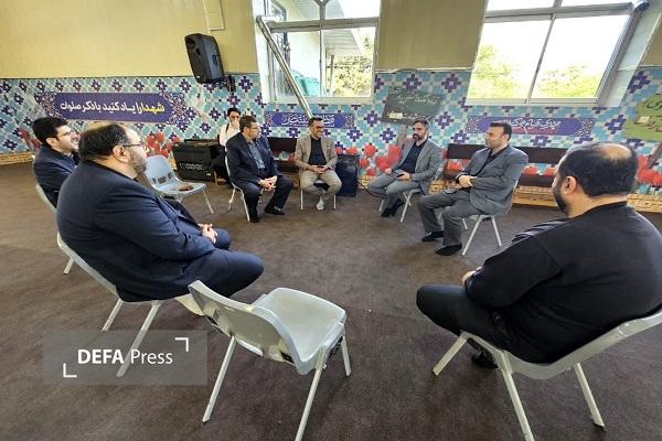 بازدید شهردار ساری از مجموعه‌های تحت پوشش اداره کل حفظ آثار و نشر ارزش‌های دفاع مقدس و مقاومت مازندران+ تصاویر