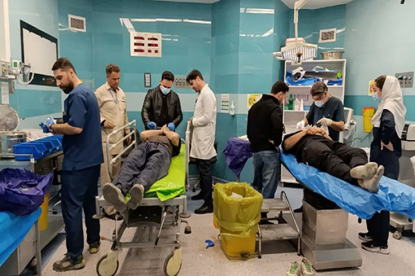 خدمات‌رسانی مراکز درمانی کرمانشاه به بیش از ۲۰۰۰ مصدوم جنگی