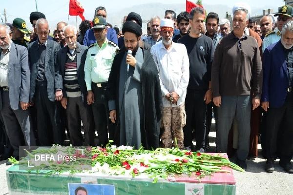 مراسم تشییع شهید «حسین هاشم پور» در گچساران + تصاویر