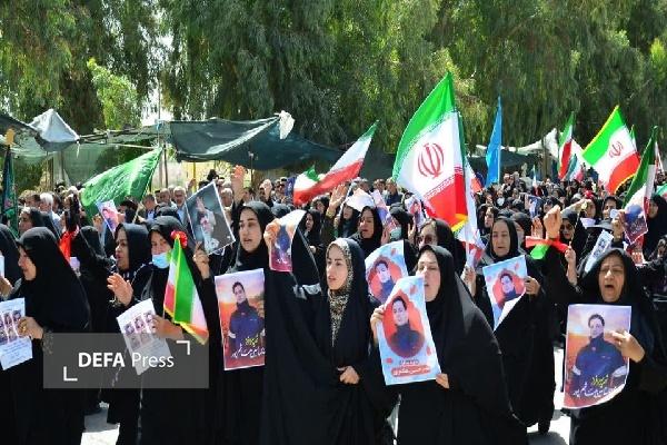 مراسم تشییع شهید «حسین هاشم پور» در گچساران + تصاویر