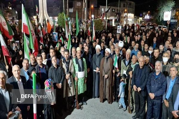 حضور حماسی مردم پلدختر در خیابان‌ها+ عکس