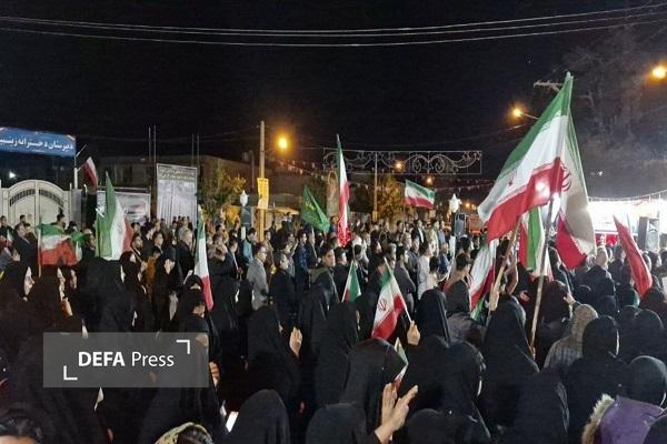 حضور حماسی مردم پلدختر در خیابان‌ها+ عکس