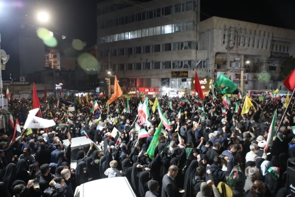 تصاویر/ سی ونهمین شب حماسه مردم ولایت‌مدار ایلام در خیابان