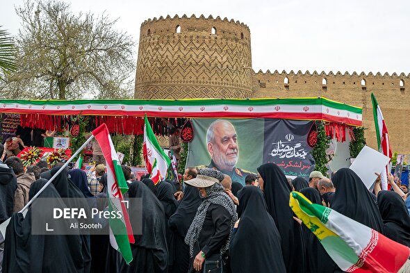 تشییع سرلشکر شهید مجید خادمی - شیراز