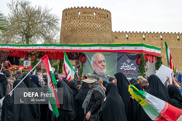 تشییع سرلشکر شهید مجید خادمی - شیراز