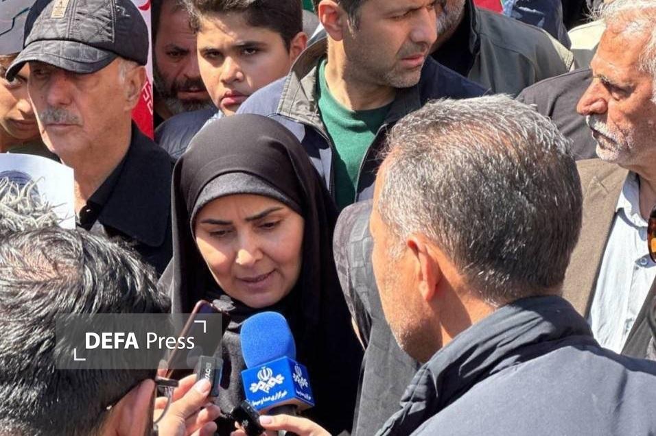 حضور پزشکیان و اعضای هیئت دولت در جمع سوگواران چهلم رهبر شهید